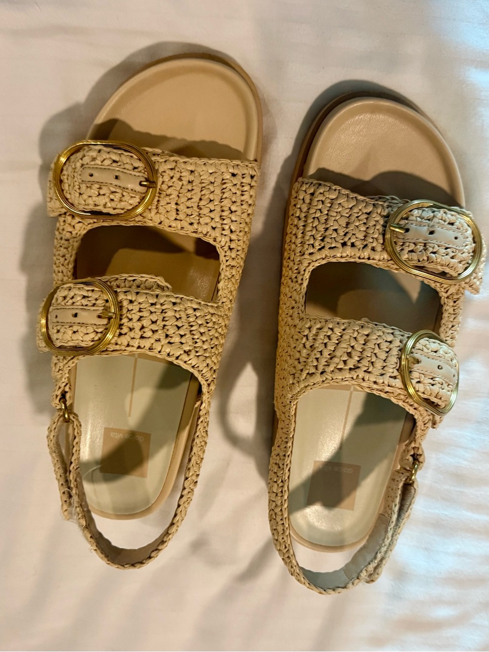 Dolce Vita Buckle Starla Crochet Sandals